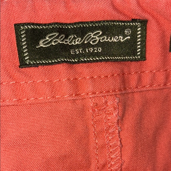 Salmon Colored Eddie Bauer Denim Skirt Size 8 - Picture 4 of 5